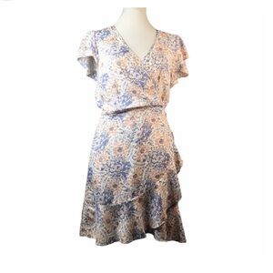 Abercrombie wrap mini dress - size L tall